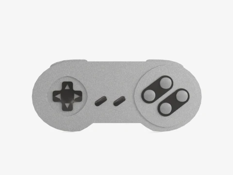 Classic Game Controller 01 3D Model