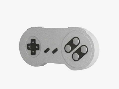 Classic Game Controller 01 3D Model