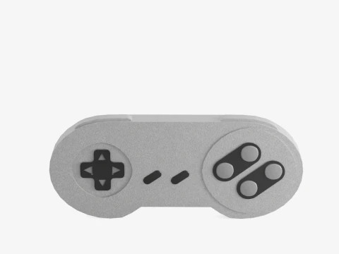 Classic Game Controller 01 3D Model