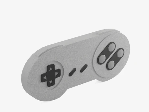 Classic Game Controller 01 3D Model