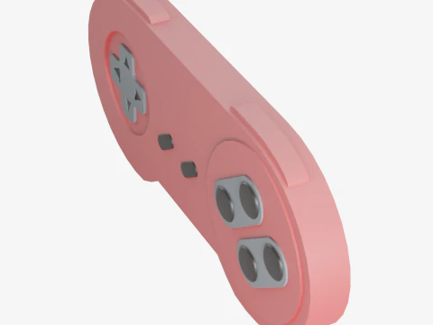 Classic Game Controller 03 3D Model