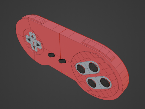 Classic Game Controller 03 3D Model