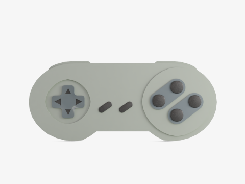 Classic Game Controller 05 3D मॉडल