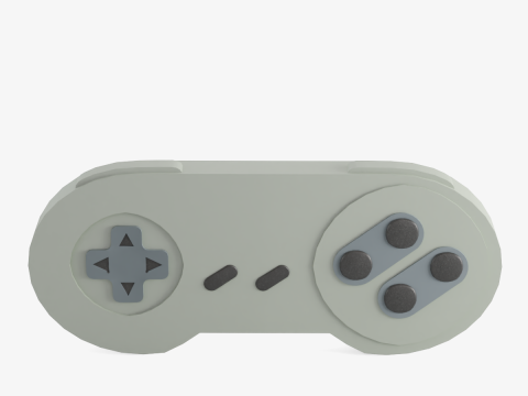 Classic Game Controller 05 3D मॉडल