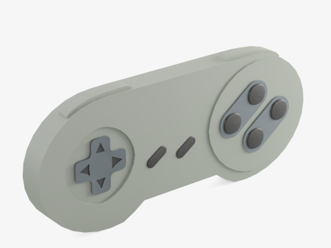 Classic Game Controller 05 3D मॉडल