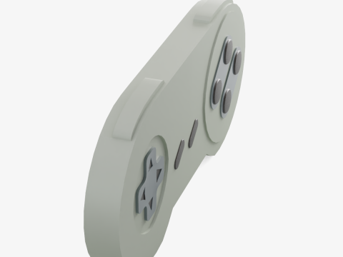 Classic Game Controller 05 3D मॉडल