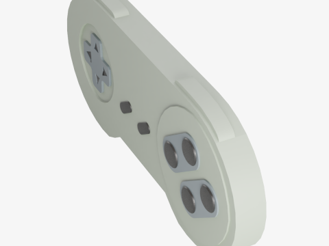 Classic Game Controller 05 3D मॉडल