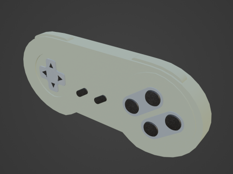 Classic Game Controller 05 3D मॉडल