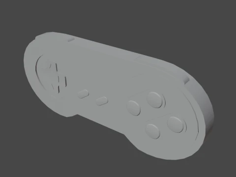 Pengontrol Game Klasik 05 Model 3D