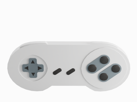 Classic Game Controller 06 Modelo 3D
