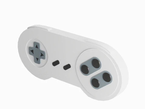 Classic Game Controller 06 3D Model