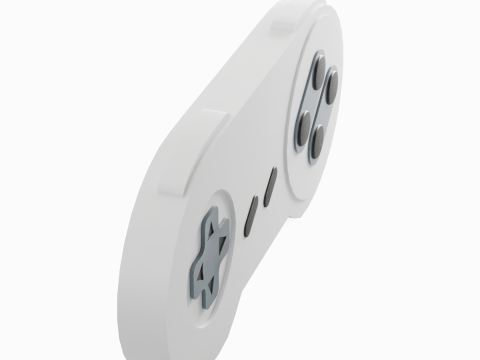 Classic Game Controller 06 Modelo 3D