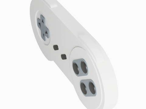 Classic Game Controller 06 Modelo 3D