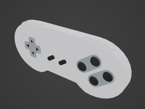 Classic Game Controller 06 Modelo 3D