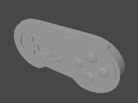 Classic Game Controller 07 3D Model