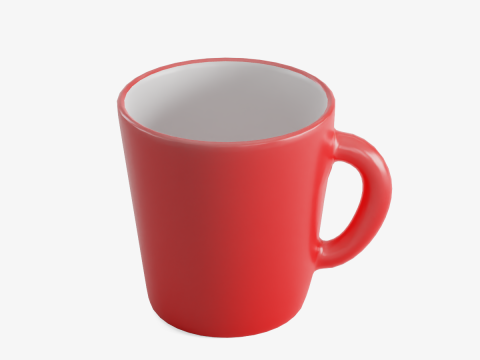 Coffee Cup 02 3D Model