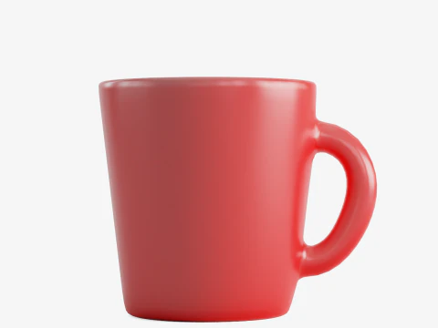 Kaffeetasse 02 3D Modell