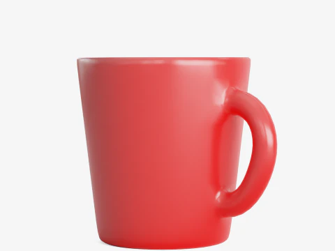 Kaffeetasse 02 3D Modell