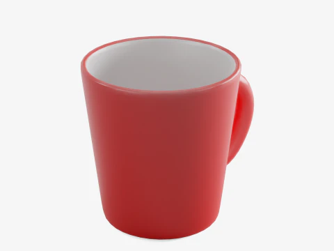 Kaffeetasse 02 3D Modell