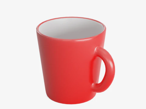 Kaffeetasse 02 3D Modell