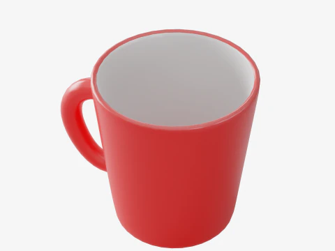 Kaffeetasse 02 3D Modell