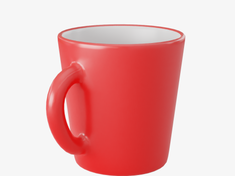 Coffee Cup 02 3D Model