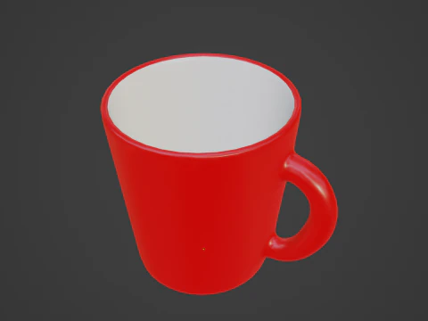 Kaffeetasse 02 3D Modell