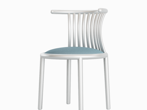 Curved Iron Chair 01 Modello 3D