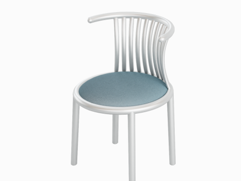 Curved Iron Chair 01 Modello 3D