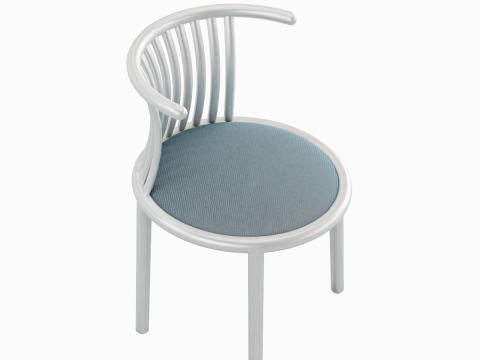 Curved Iron Chair 01 Modello 3D