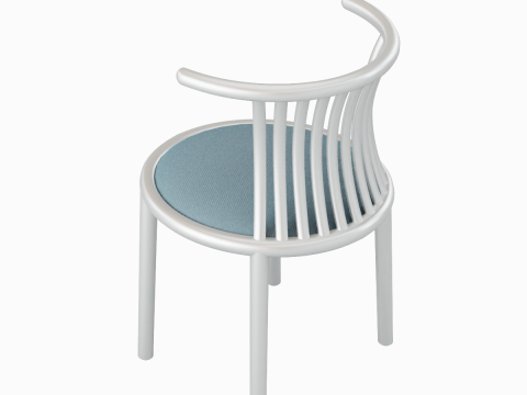 Curved Iron Chair 01 Modello 3D