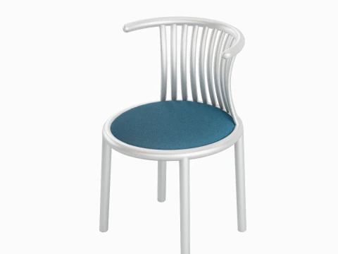 Kavisli Demir Sandalye 02 3D Model