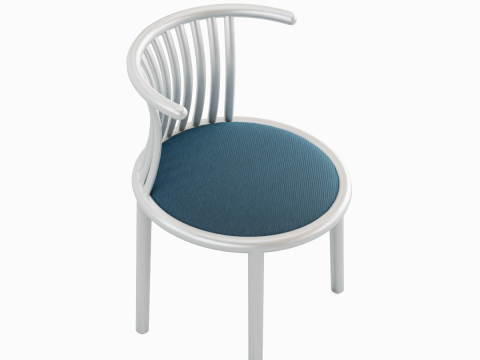 Curved Iron Chair 02 Model 3D