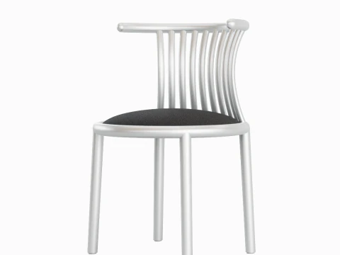 Curved Iron Chair 03 3D Model