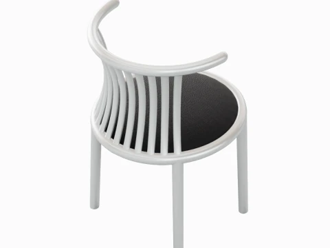 Curved Iron Chair 03 3D Model