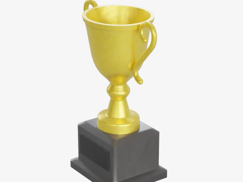 金奖杯01 3D 模型