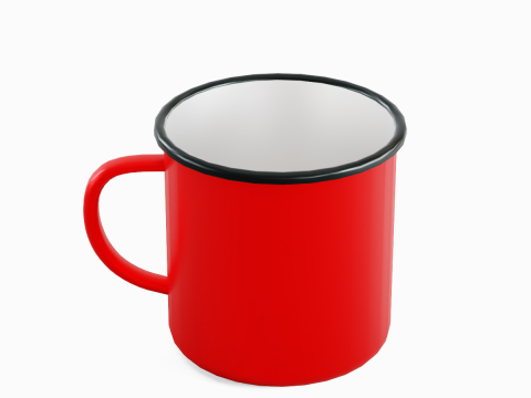 Iron Mug 01 3Dモデル