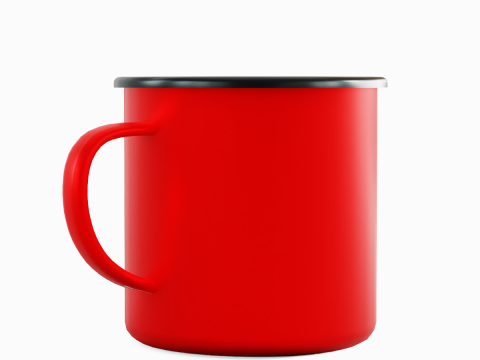 Iron Mug 01 3D Model
