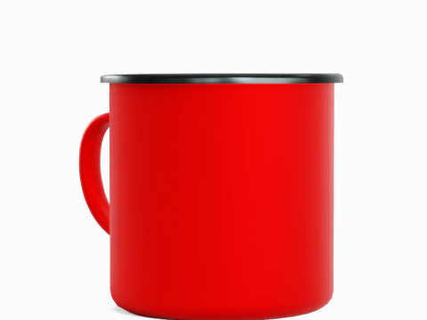 Iron Mug 01 3D Model