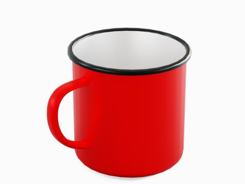 Iron Mug 01 3D Model