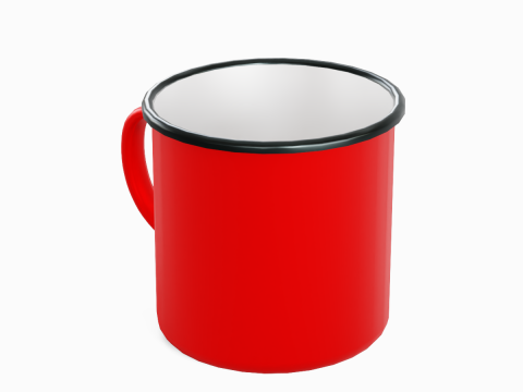 Iron Mug 01 3D Model