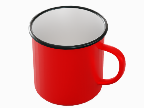 Iron Mug 01 3D Model