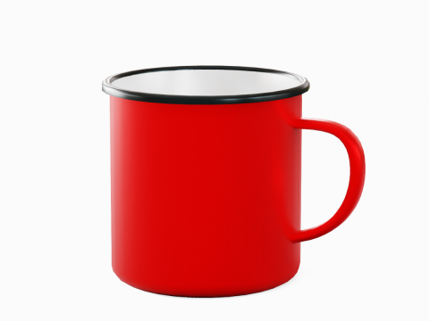 Iron Mug 01 3D Model
