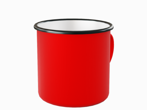 Iron Mug 01 3D Model