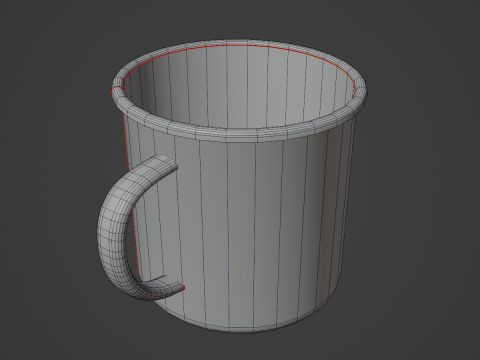 Iron Mug 01 3D Model