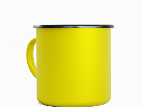Iron Mug 02 Model 3D