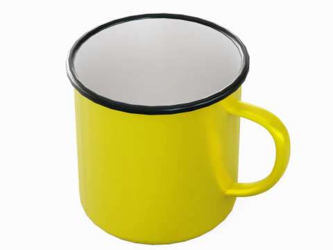 Iron Mug 02 3D Model