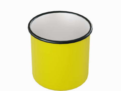 Iron Mug 02 Model 3D