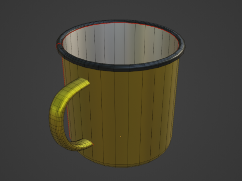 Iron Mug 02 Model 3D
