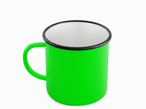 Iron Mug 03 3D Model